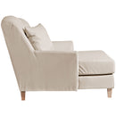 Max Winzer Big armchair including 1x decorative cushion 55x55cm Judith beige