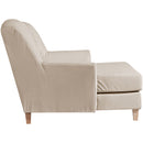 Max Winzer Big armchair including 1x decorative cushion 55x55cm Judith beige