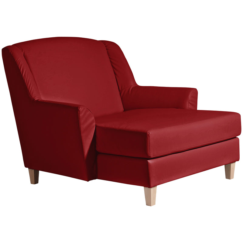 Max Winzer Big armchair including 1x decorative cushion 55x55cm Judith chilli