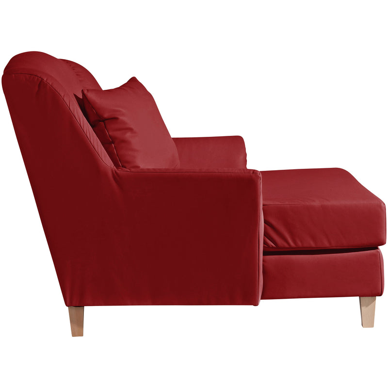 Max Winzer Big armchair including 1x decorative cushion 55x55cm Judith chilli