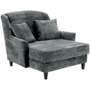 Max Winzer Big armchair including 1x decorative cushion 55x55cm Judith grey