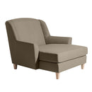 Max Winzer Big armchair including 1x decorative cushion 55x55cm Judith sahara
