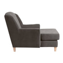 Fauteuil Max Winzer Big avec 1 coussin décoratif 55x55cm Judith Stein