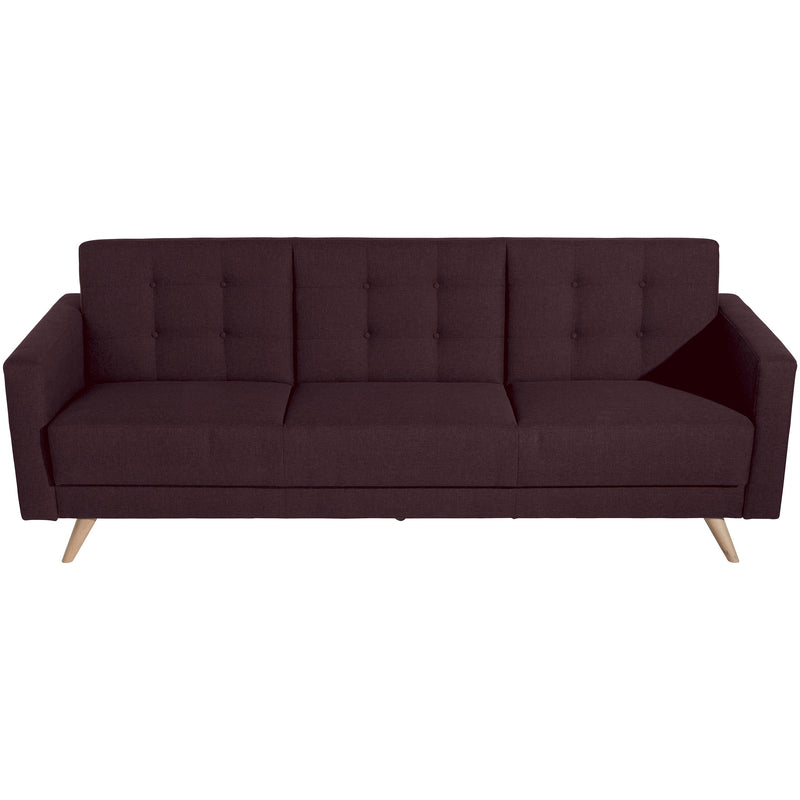 Max Winzer 3-seater sofa with bed function Julian burgundy