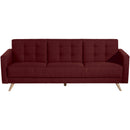 Max Winzer 3-seater sofa with bed function Julian red