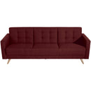 Max Winzer 3-seater sofa with bed function Julian red
