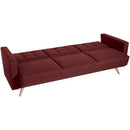 Max Winzer 3-seater sofa with bed function Julian red