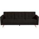 Max Winzer Sofa 3-Sitzer mit Bettfunktion Julian schoko
