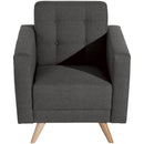 Fauteuil Julian de Max Winzer anthracite