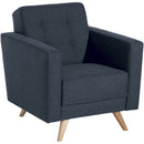 Fauteuil Julian bleu de Max Winzer