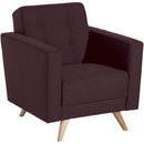 Fauteuil Julian bordeaux de Max Winzer