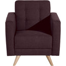 Fauteuil Julian bordeaux de Max Winzer