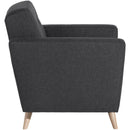 Fauteuil Julian graphite de Max Winzer