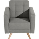 Max Winzer armchair Julian light grey