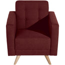 Fauteuil Julian rouge de Max Winzer