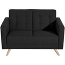 Canapé 2 places Julian noir Max Winzer