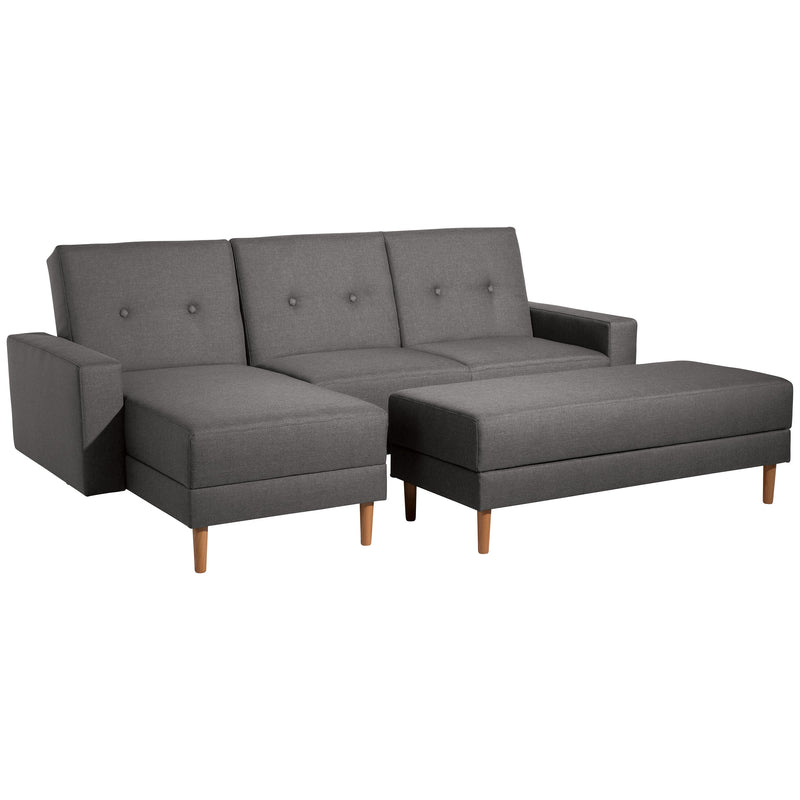Max Winzer Funktionssofa mit Hocker Just Cool anthrazit