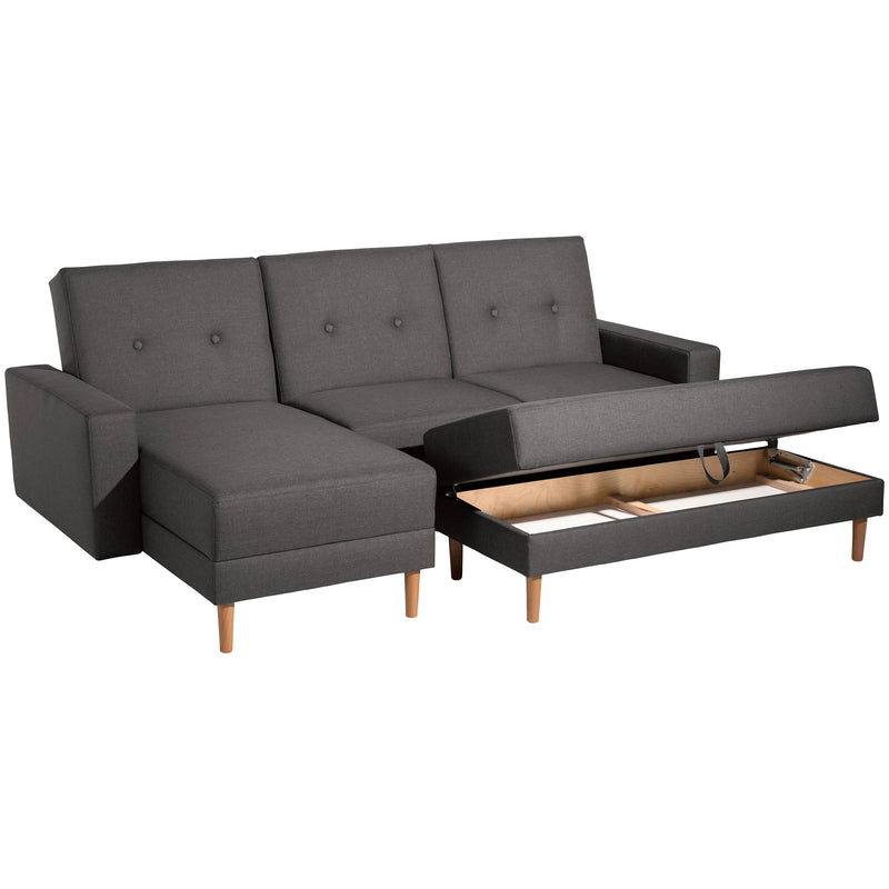 Max Winzer Funktionssofa mit Hocker Just Cool anthrazit
