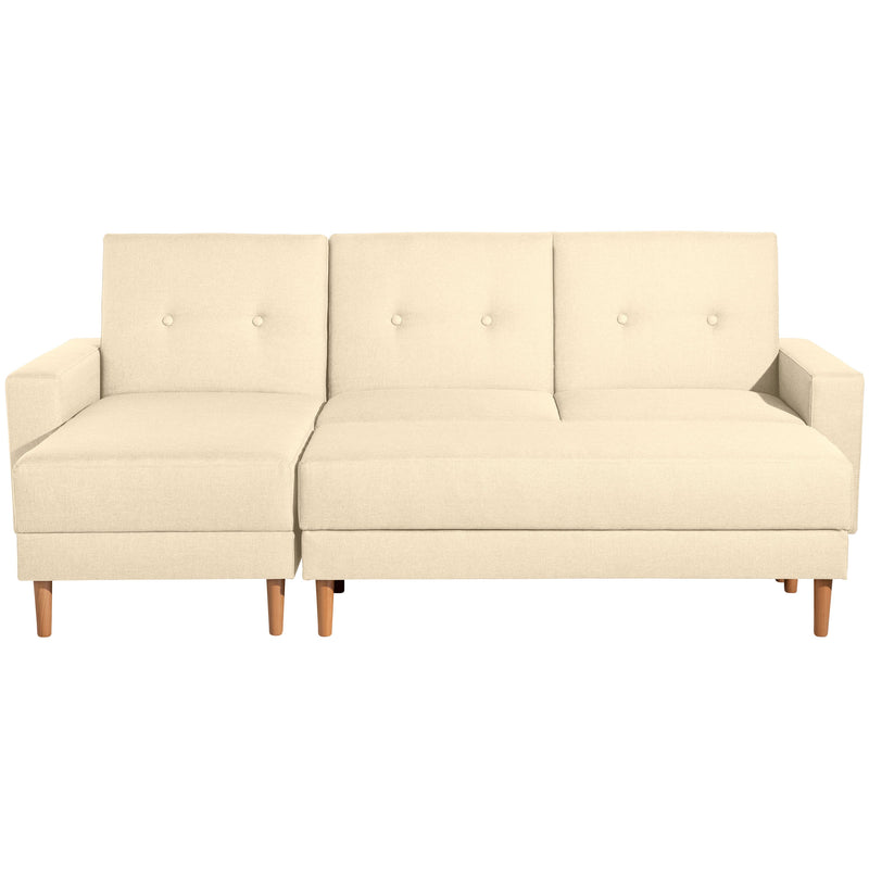 Max Winzer Funktionssofa mit Hocker Just Cool beige