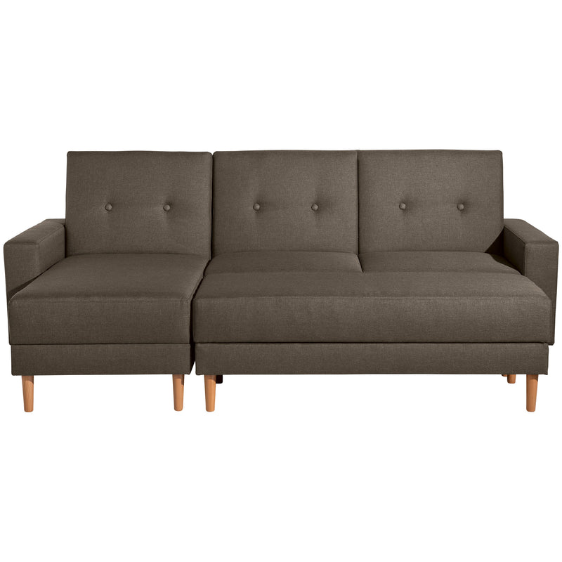 Max Winzer Funktionssofa mit Hocker Just Cool braun