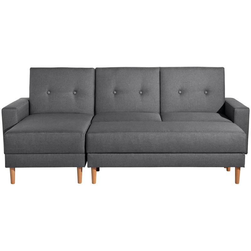 Max Winzer Funktionssofa mit Hocker Just Cool graphit