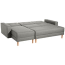 Max Winzer Funktionssofa mit Hocker Just Cool hellgrau