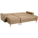 Canapé fonctionnel Max Winzer avec tabouret Just Cool sable