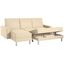 Max Winzer functional sofa with stool Just Fashion beige