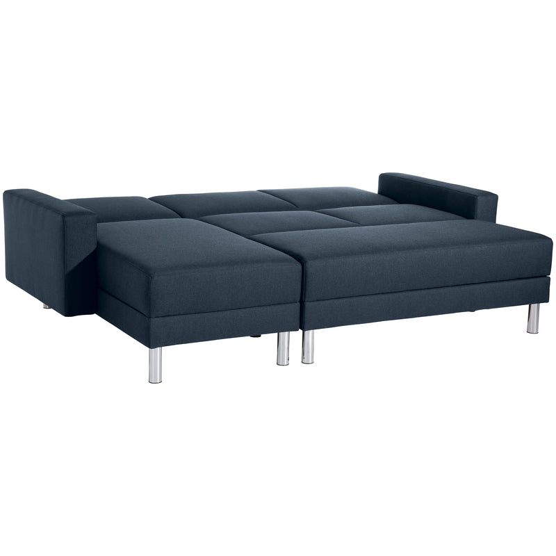 Max Winzer Funktionssofa mit Hocker Just Fashion blau