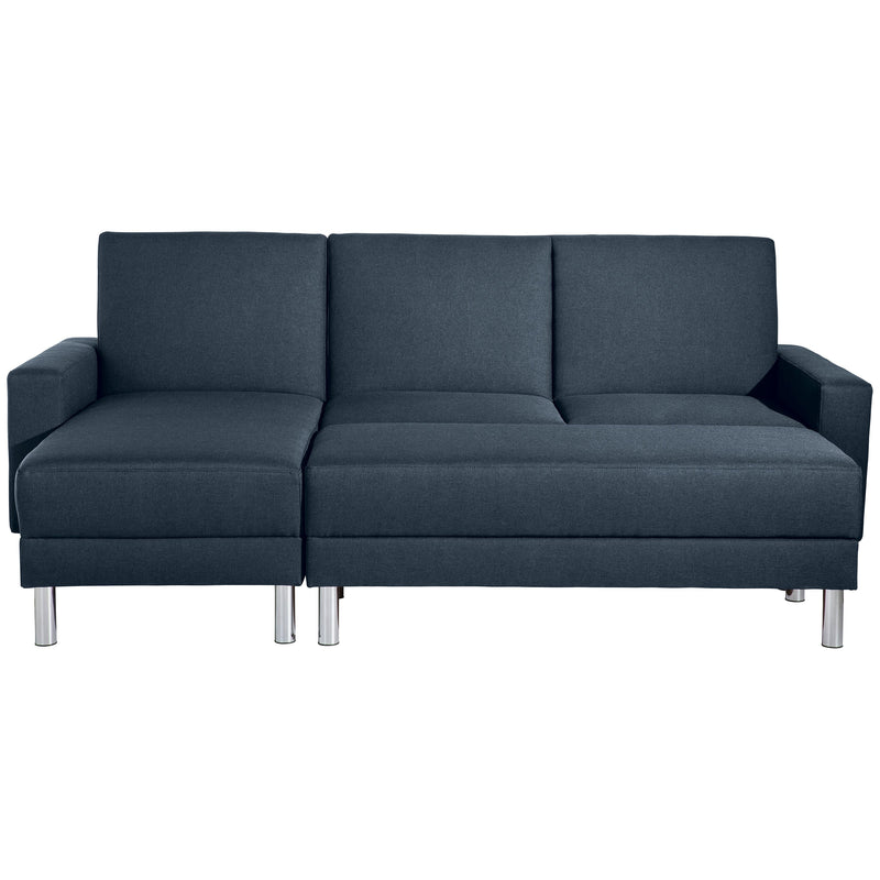 Max Winzer Funktionssofa mit Hocker Just Fashion blau