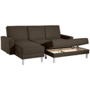 Max Winzer functional sofa with stool Just Fashion brown
