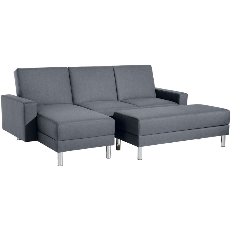 Max Winzer Funktionssofa mit Hocker Just Fashion denim
