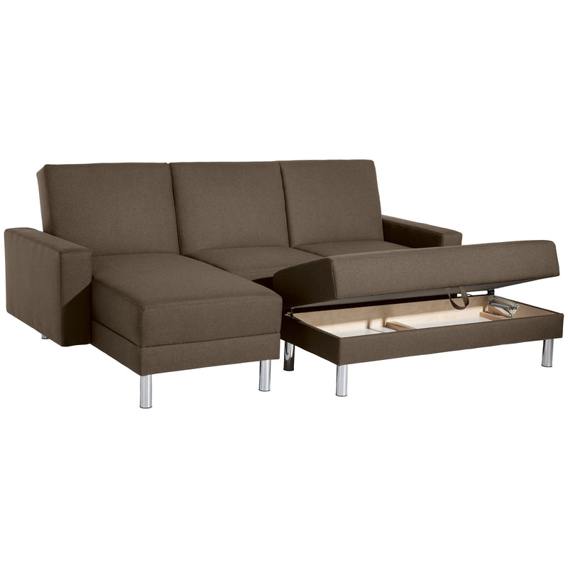 Max Winzer Funktionssofa mit Hocker Just Fashion sahara