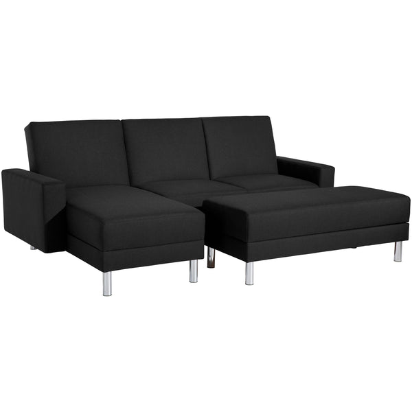 Max Winzer functional sofa with stool Just Fashion black