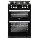 Belling Cookcentre 60 DF Black + Fusion 600 extractor hood