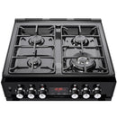 Belling Cookcentre 60 DF Black + Fusion 600 extractor hood