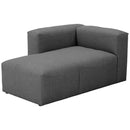 Max Winzer Longchair armrest left Lena anthracite