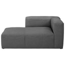 Max Winzer Longchair armrest left Lena anthracite