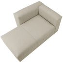 Max Winzer Longchair armrest left Lena cream