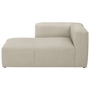 Max Winzer Longchair armrest left Lena cream