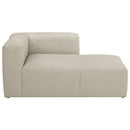 Accoudoir droit pour chaise longue Max Winzer Lena crème