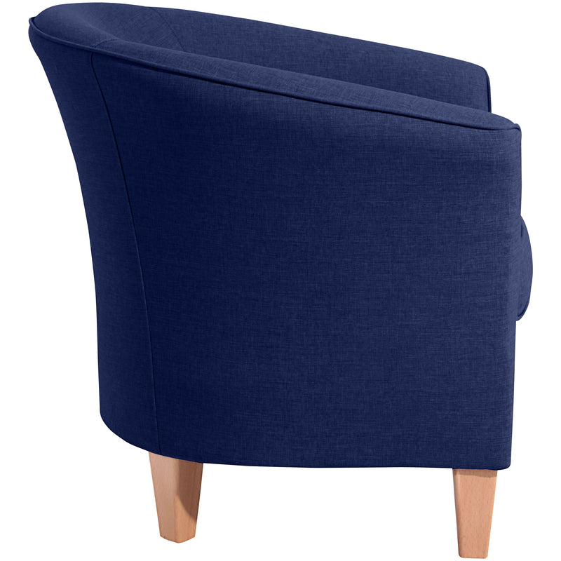 Max Winzer Sessel Livia dunkelblau