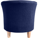 Fauteuil Max Winzer Livia bleu foncé