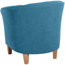 Fauteuil Max Winzer Livia pétrole