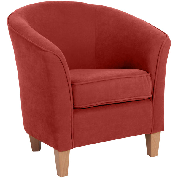 Max Winzer armchair Livia terracotta