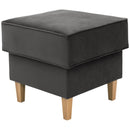 Max Winzer Ohrenbackensessel + Hocker Lorris anthrazit