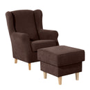 Max Winzer Ohrenbackensessel Lorris braun