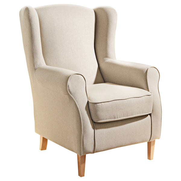 Max Winzer wingback chair Lorris beige