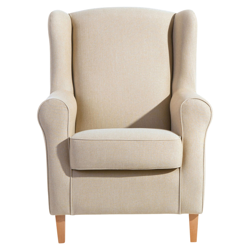 Max Winzer wingback chair Lorris beige