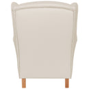 Fauteuil à oreilles Lorris beige de Max Winzer